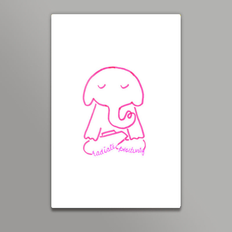 Elephant Illustration Wall Art