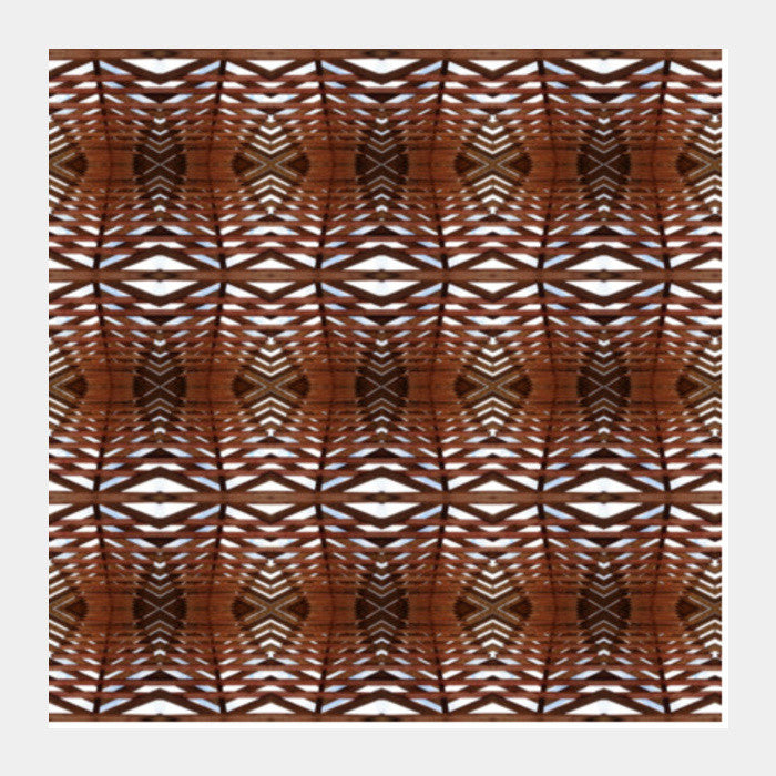 Wooden Architecture Texture Pattern Interior Decor Square Art Prints