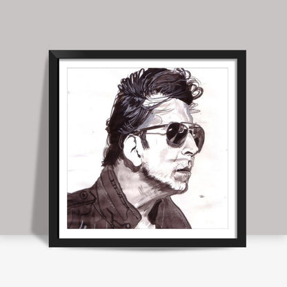 Akshay Kumar is a self-made superstar Square Art Prints