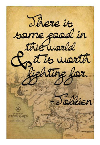PosterGully Specials, Lord of the rings middle earth frodo sam qoute Wall Art