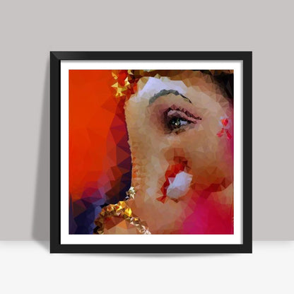 Ganpati Low Poly Square Art