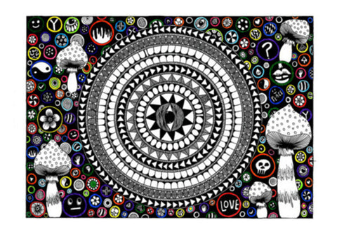 Third Eye Mandala  Art PosterGully Specials