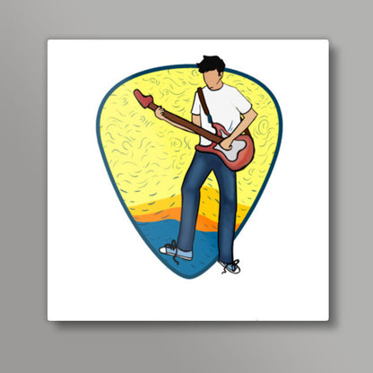 The Guitarist Square Art Prints