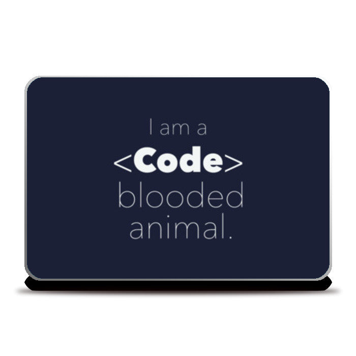 Code Blooded Animal Laptop Skins