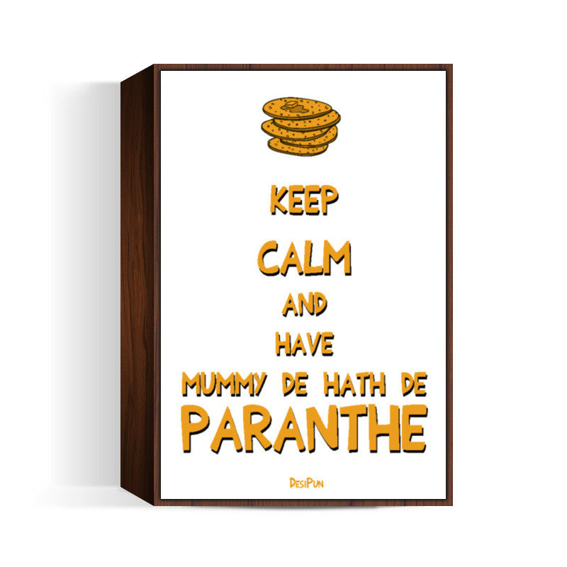 Mummy de hath de Parantha Wall Art