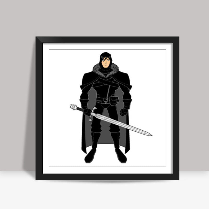 Jon Snow Square Art | Ehraz Anis