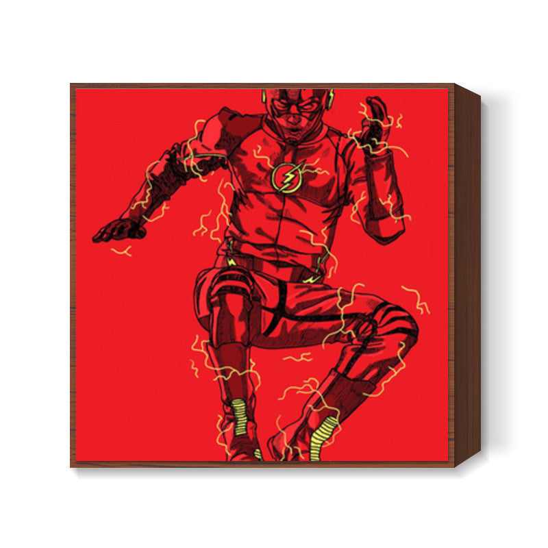 The Flash Square Art Prints