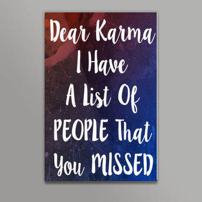 Karma Wall Art