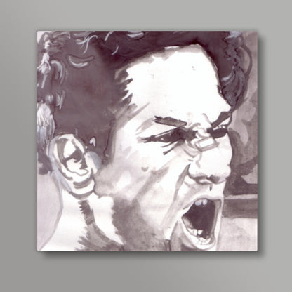 Hollywood actor Robert De Niro is the raging bull Square Art Prints