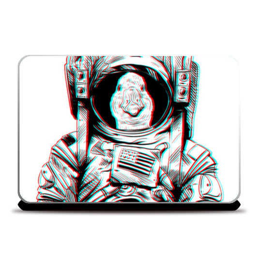 3D Space Duck Laptop Skins