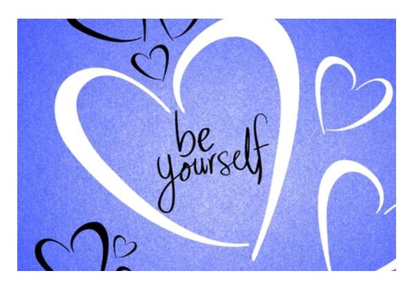 PosterGully Specials, Be Yourself Wall Art