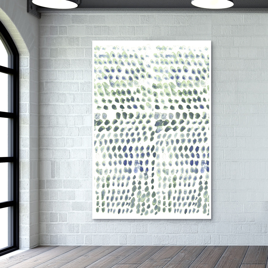 Flowing dots Wall Art