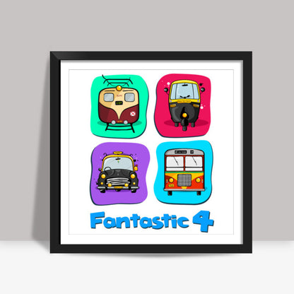 Fantastic 4 - Square Art Prints Square Art Prints