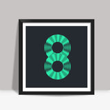 The Circle Of Eight |  POP Square Art Prints