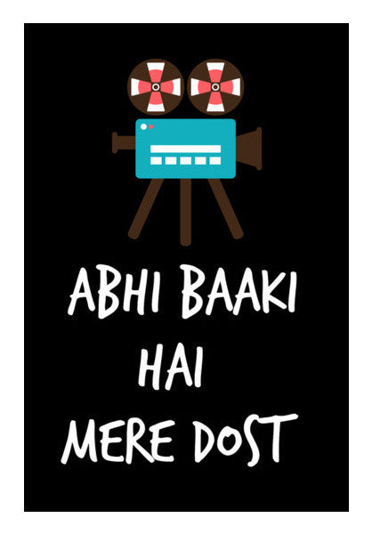 Picture Abhi Baaki Hai - ShahRukh Khan Art PosterGully Specials