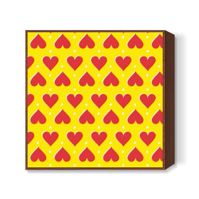 Hearts Square Art Prints