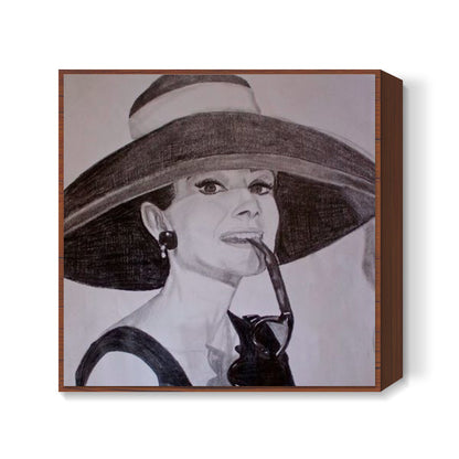 Audrey Hepburn Breakfast at Tiffanys Square Art