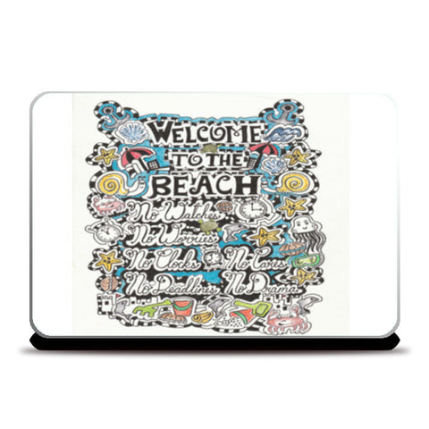 Laptop Skins, why go to the beach? Laptop Skins