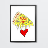 Pizza Love Wall Art