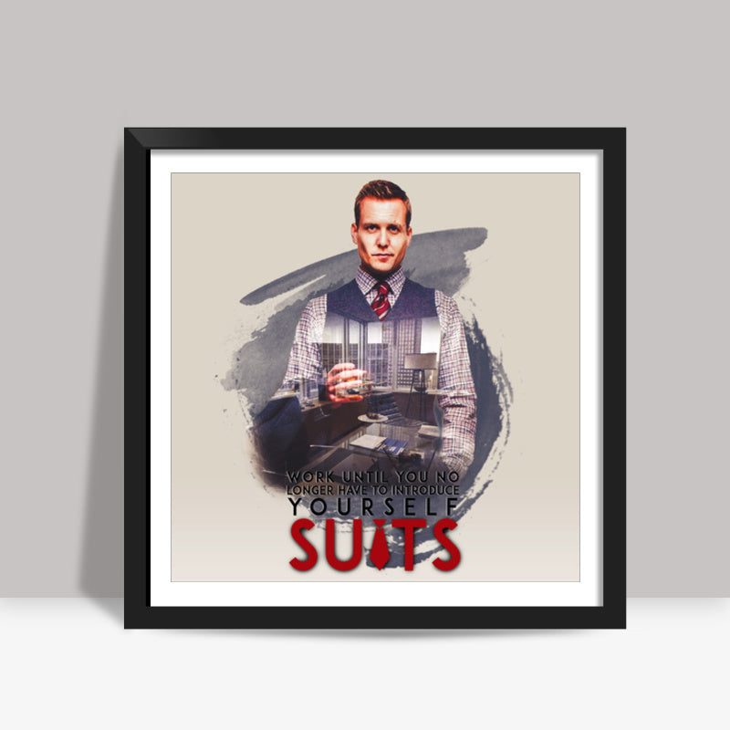 Suits | Harvey Specter Quote Square Art Prints