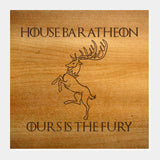Game of Thrones | House Baratheon Square Art Prints