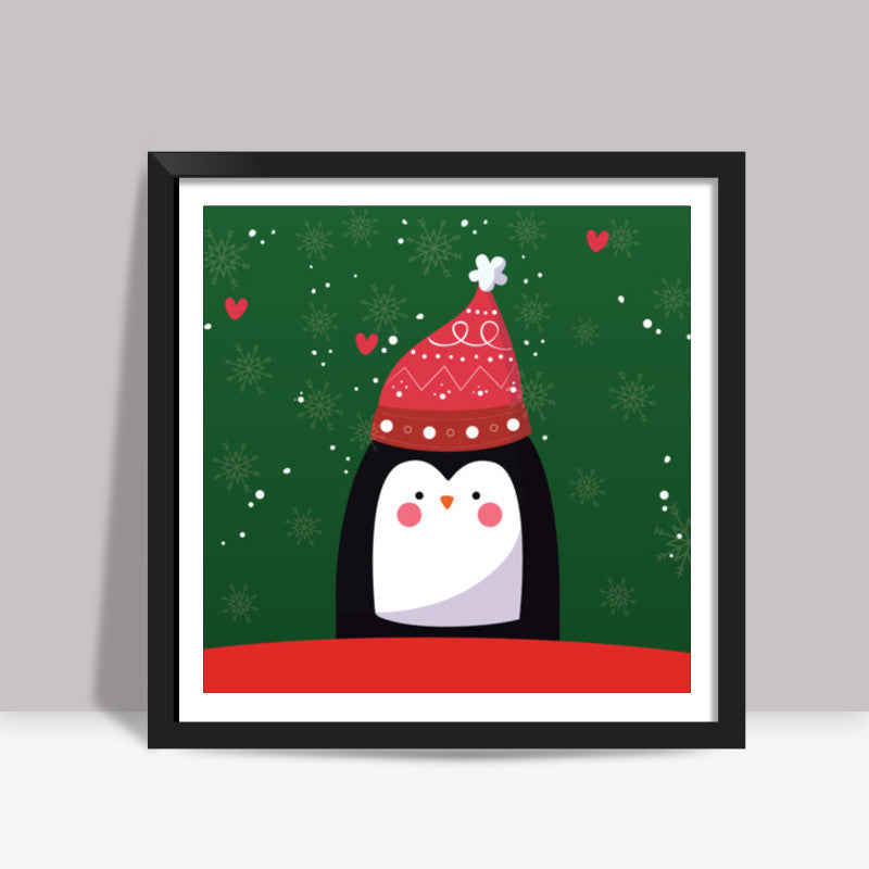 Happy Holidays Square Art Prints