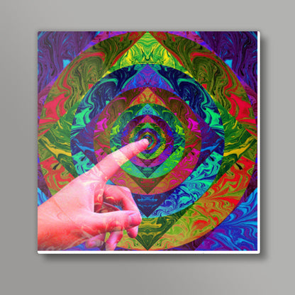 Magic Touch Square Art Prints