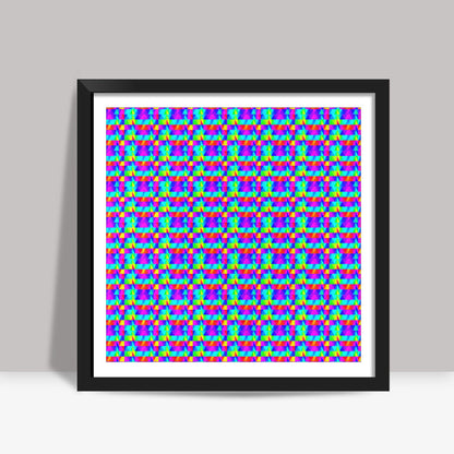 Trippy Triangles 2 Square Art Prints