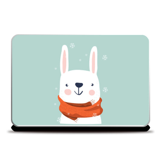 bunny in winters Laptop Skins