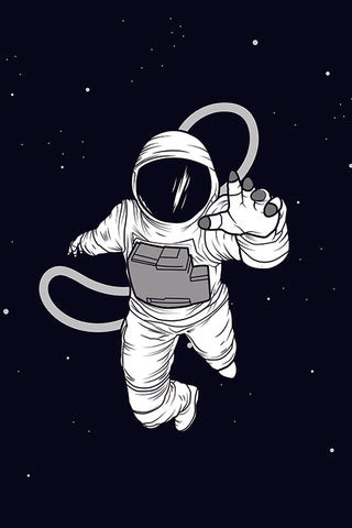 Astronaut Minimal Artwork