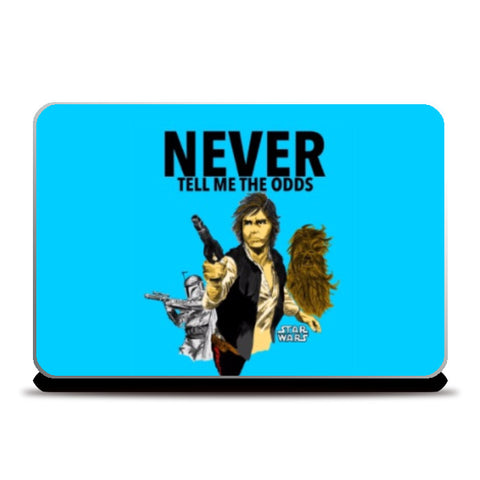 Laptop Skins, Never tell me the odds Han Solo laptop Skin
