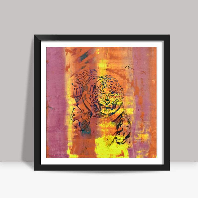 Camo Square Art Prints