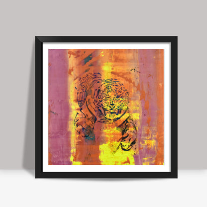 Camo Square Art Prints