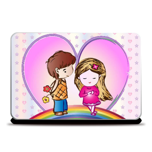 Laptop Skins, Cute Love Laptop Skin | Madhumita Mukherjee, - PosterGully