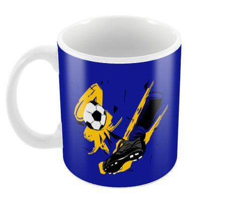 Player Shoes Hitting Football | #Footballfan Coffee Mugs