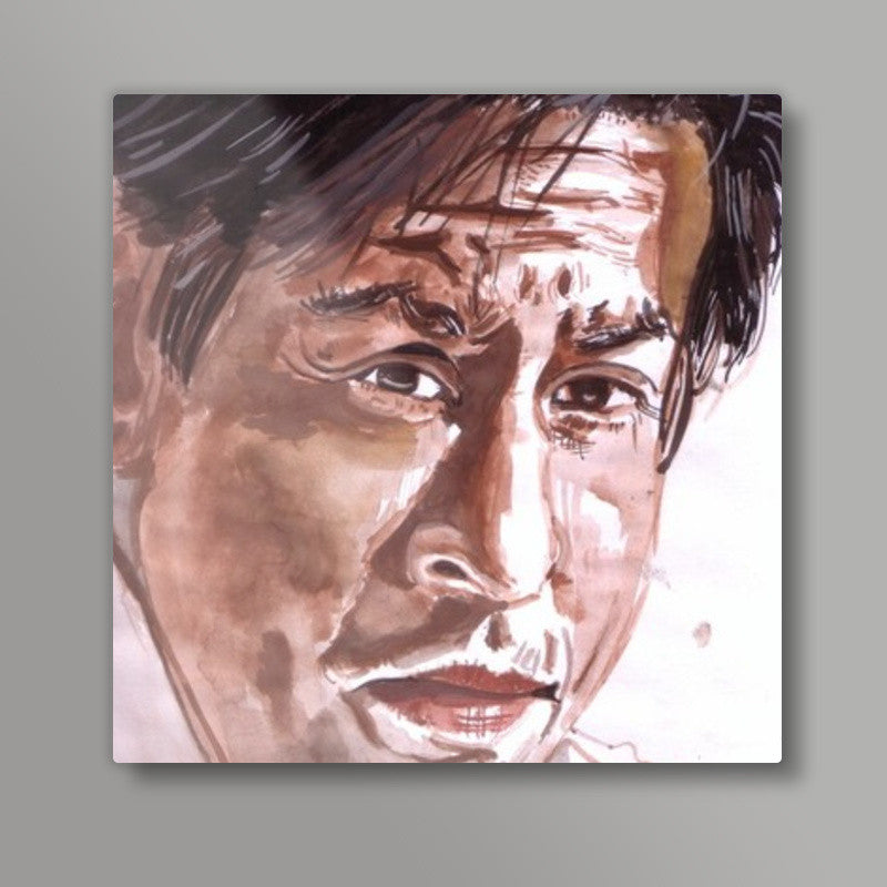 Bollywood superstar SRK Shah Rukh Khan has tremendous energy Square Art Prints