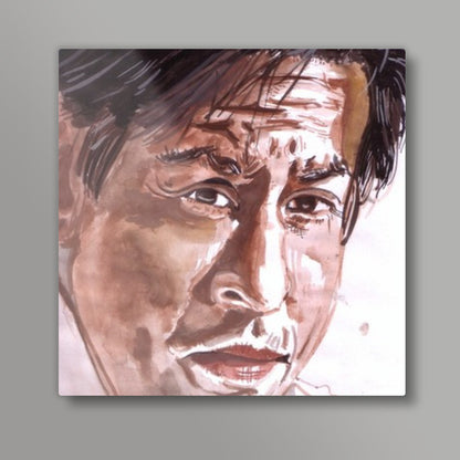 Bollywood superstar SRK Shah Rukh Khan has tremendous energy Square Art Prints