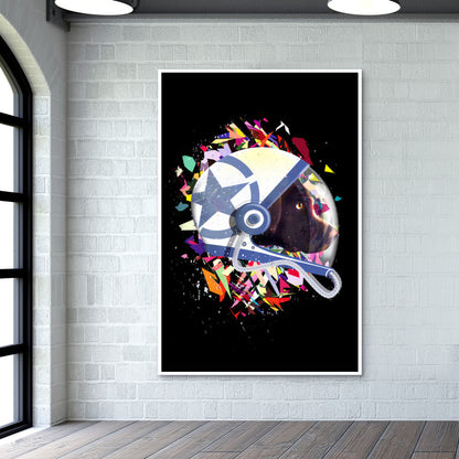 astro dog Wall Art