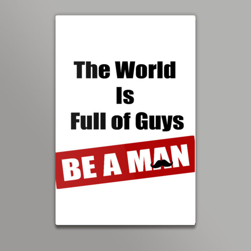 Be a Man Artwork