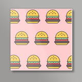 Burger  Square Art Prints