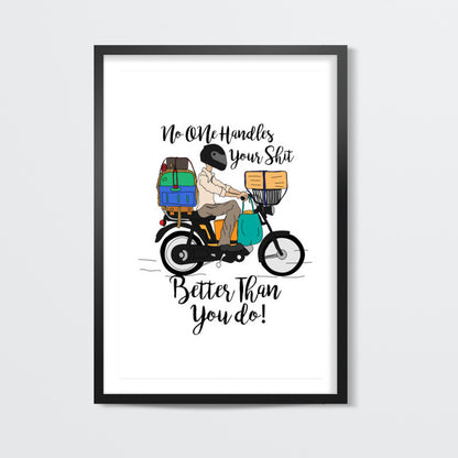 Handle Life Wall Art