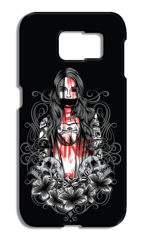 Girl With Tattoo Samsung Galaxy S6 Cases