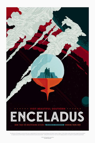 PosterGully Specials, Enceladus | Nasa Posters, - PosterGully