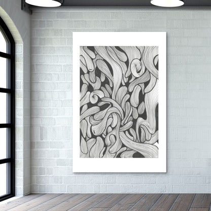 abstract doodle Wall Art