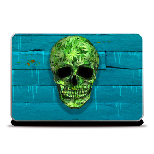 Laptop Skins, Weed Skull Laptop Skins