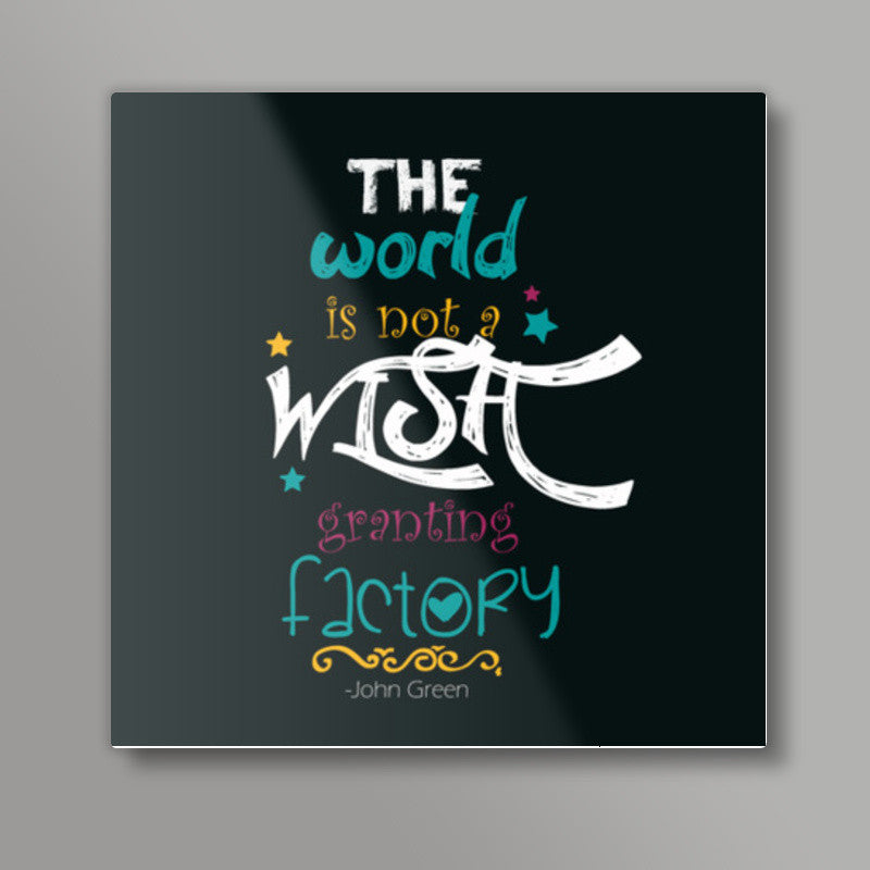 WISH FACTORY! Square Art Prints
