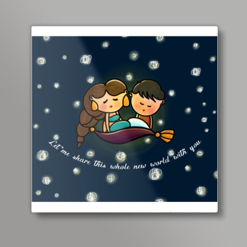 A Whole New World Square Art Prints
