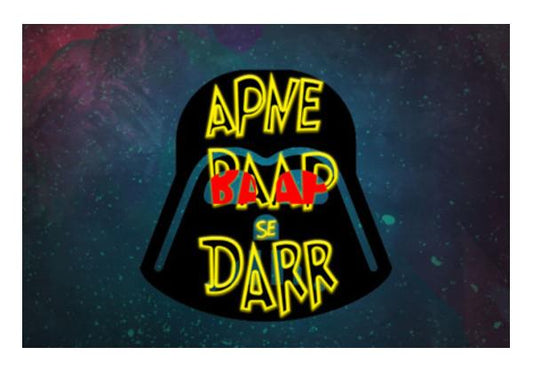 PosterGully Specials, Apne Baap Se Darr Wall Art