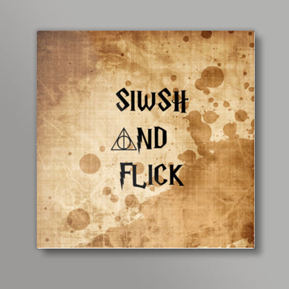 SWISH AND FLICK! Square Art Prints