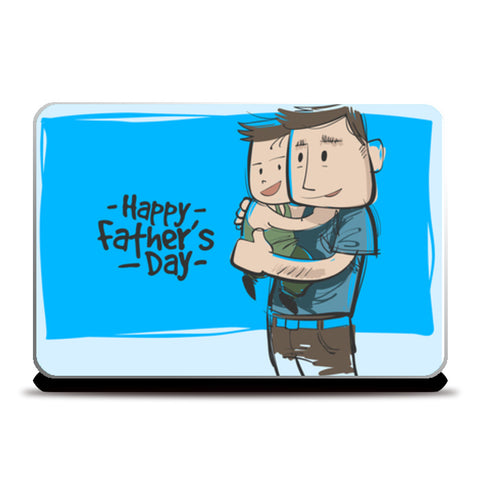 Fathers Day Illustration | #Fathers Day Special  Laptop Skins